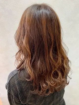 セミロング ヘアアレンジ 加藤 遥花のヘアスタイル