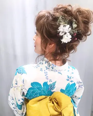 ミディアム ヘアアレンジ 大阪/ヘアアレンジ /似合わせset💐のヘアスタイル
