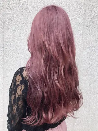 ロング カラー LUXBE LUCE ひなののヘアスタイル