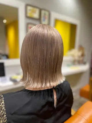 ミディアム カラー YAP！HAIR トコツメアヤノのヘアスタイル