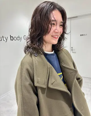 ミディアム 👔ボブ﹨髪質改善 ストレート🩳ももかのヘアスタイル