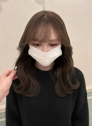 ミディアム 透明感カラー / 岩崎 玲花のヘアスタイル