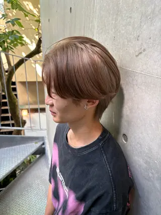 ショート メンズ トレンドカラー🥣／ ヘアアレンジ✩.*˚のヘアスタイル