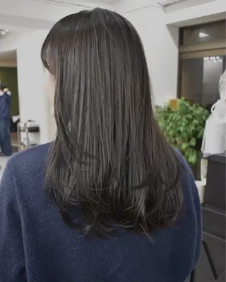 ロング カラー レイヤーボブ/ 艶カラー/サナ🌼のヘアスタイル