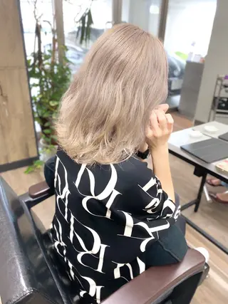 セミロング カラー 🗻飯田誠也🗻 カットカラー得意のヘアスタイル
