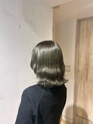 カラー ♛︎ きっか ♛︎ ヘアアレンジ🩵のヘアスタイル
