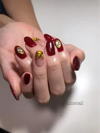 ミディアム Lune nailのネイルデザイン