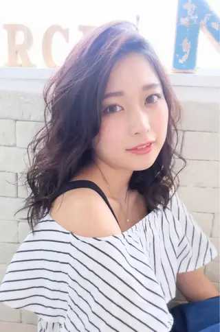 セミロング カラー パーマ メンズカット⭐️ わたりやのヘアスタイル