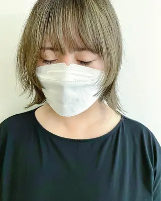 ミディアム 田口 武英のヘアスタイル
