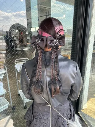 ヘアアレンジ 💫miyu💫デザ インカラー/アレンジのヘアスタイル