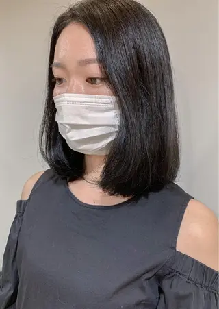 ミディアム カラー ヘアアレンジ yuka .のヘアスタイル