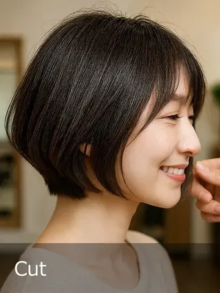 ショート anyhow academyのヘアスタイル