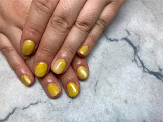 ネイル ネイルリボン 受付スタッフのネイルデザイン