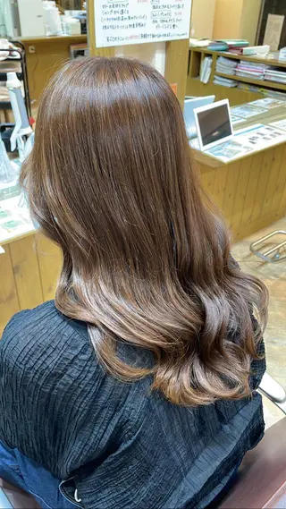 セミロング カラー ショートボブカット /堀内波玲のヘアスタイル