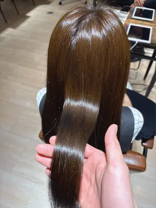 ロング 山本 忠臣のヘアスタイル