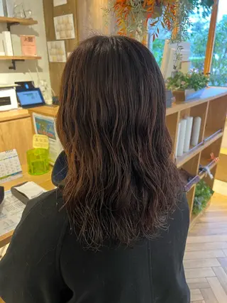 セミロング パーマ 越後匡貴 /カットモデル募集中のヘアスタイル