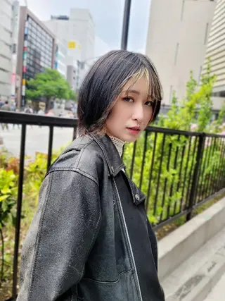 ショート カラー ヘアアレンジ ❇️安達 優心❇️ レイヤー/艶髪特化のヘアスタイル