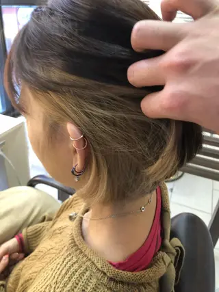 ショート カラー 似合わせ/代表 髪質改善/山田将大のヘアスタイル