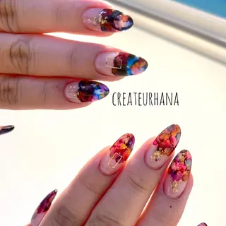 ネイル 三橋 結菜のネイルデザイン