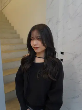 ロング ミユ/ショート/ カットモデル/名東区のヘアスタイル