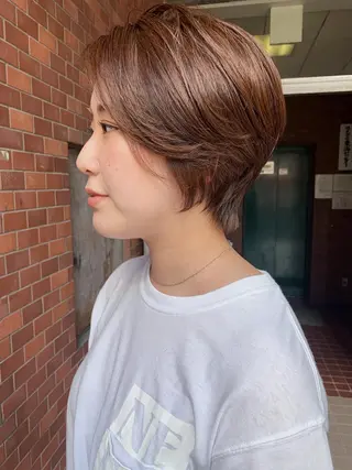 ショート 丹羽大喜 縮毛矯正/美髪矯正のヘアスタイル