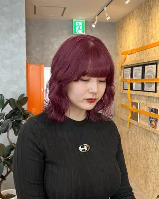ミディアム カラー JOULE'S natsukiのヘアスタイル
