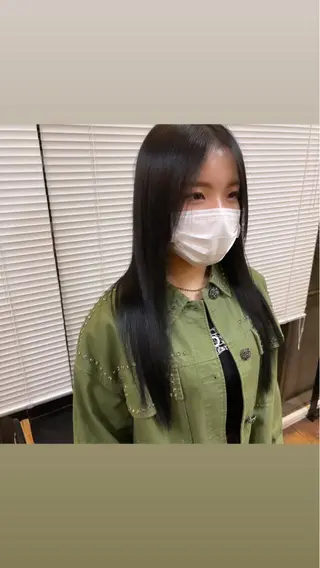ロング はまだ かんたのヘアスタイル