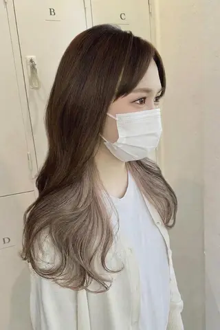 ミディアム tre. 甲子園口店のヘアスタイル