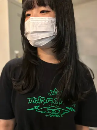 ロング RI HOのヘアスタイル