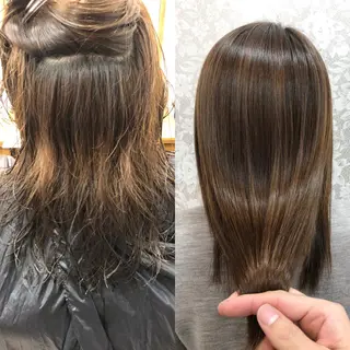 セミロング 仲尾 翔也のヘアスタイル