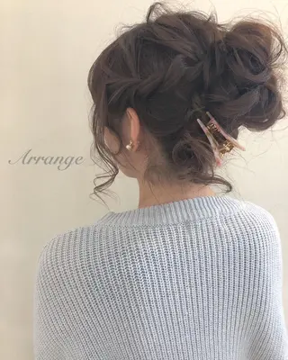 ロング カラー ヘアアレンジ 柳澤 興輝のヘアスタイル