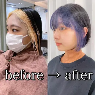 ショート カラー i'll 未空のヘアスタイル