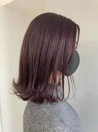 ミディアム カラー exfa sakura🪞のヘアスタイル