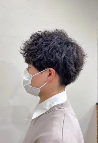 ショート メンズ かんばら りょーいのヘアスタイル