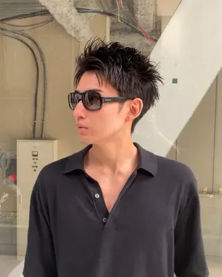ショート メンズ 本田 央介のヘアスタイル