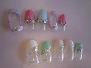 ネイル Lnail× Blanc 港北店のネイルデザイン