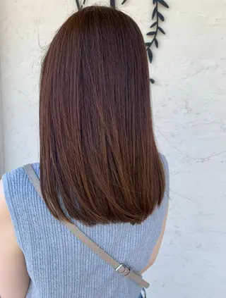 セミロング 昇 ひかる 髪質改善はお任せ◎のヘアスタイル