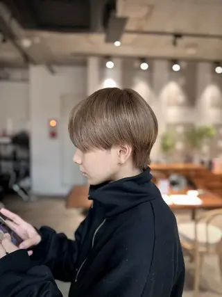 カラー メンズ 高島 悠吾のヘアスタイル