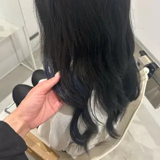 ロング カラー ✨ハイトーン/暗髪/ ハイライト/松岡✨のヘアスタイル