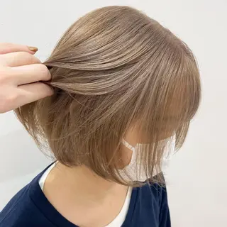 ショート カラー マンツーマン女性 美容師 奏のヘアスタイル