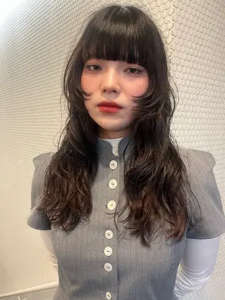 ロング レイヤー/暖色/ 髪質改善/永礼芳果のヘアスタイル