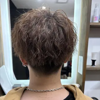 ショート メンズ パーマ パーマPrivate SalonNoa名駅のヘアスタイル