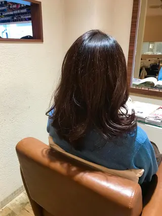 ミディアム カラー 山本 大智のヘアスタイル