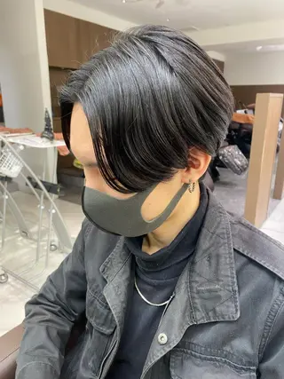 ショート メンズ 長妻莉央/縮毛矯正 髪質改善カラーのヘアスタイル