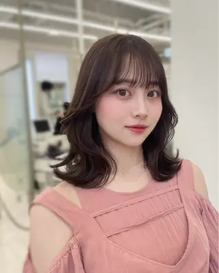 ミディアム 透明感カラー/銀座 🖤かりん🖤COAのヘアスタイル