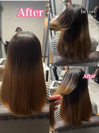 セミロング KAEDE🎀 縮毛矯正＆パーマ特化のヘアスタイル
