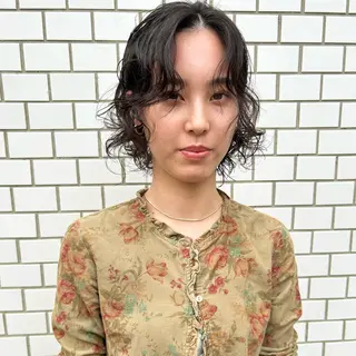 ショート パーマ ハイトーン/ブリーチ 似合せカット/パーマのヘアスタイル