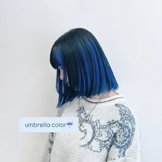 ミディアム カラー 個性派✴︎ジャケ写 ネイル🦋mire-のネイルデザイン