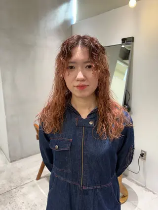 ロング パーマ ブリーチパーマ 🎀Rumiのヘアスタイル
