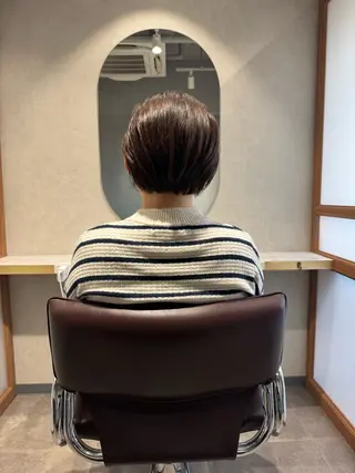 ショート くせ毛カット終着点 カワサキトオル溝の口のヘアスタイル